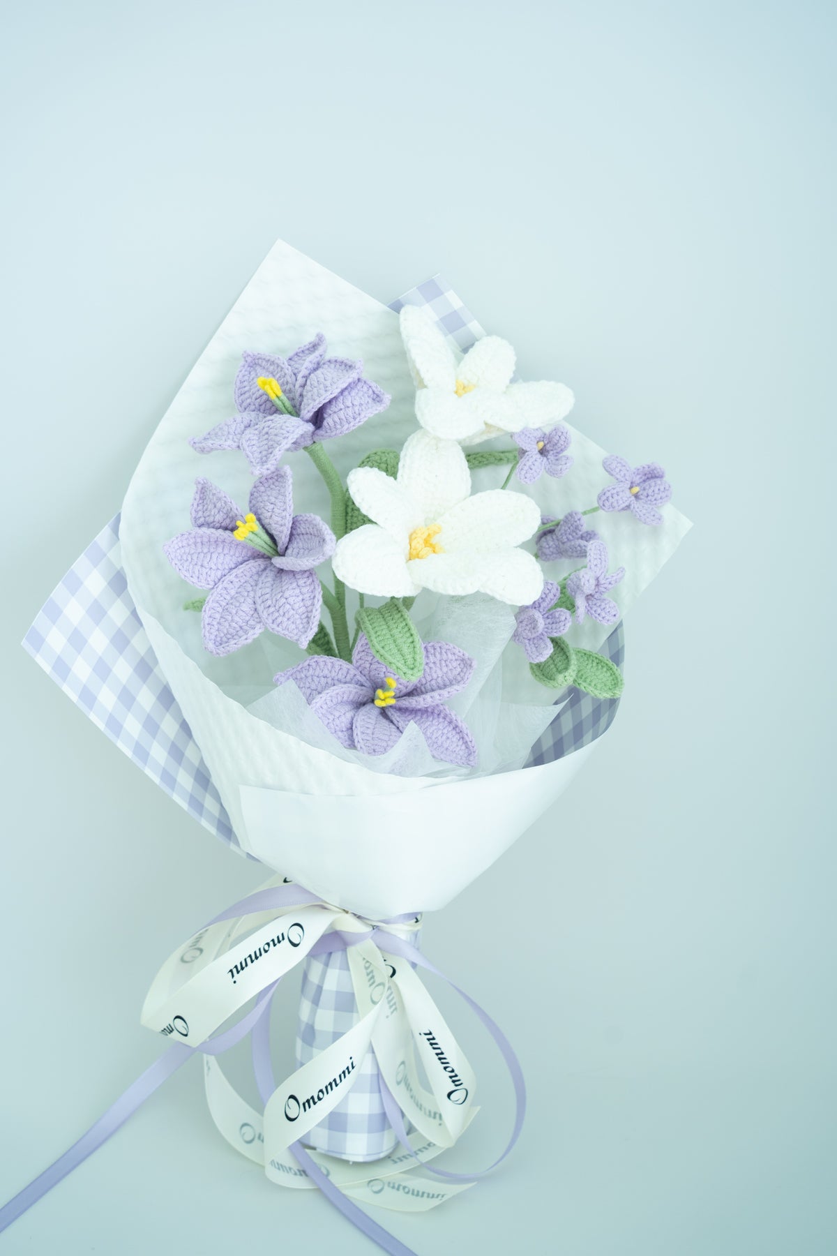 Lilac Morning | Lily & Orange Jasmine Crochet Bouquet