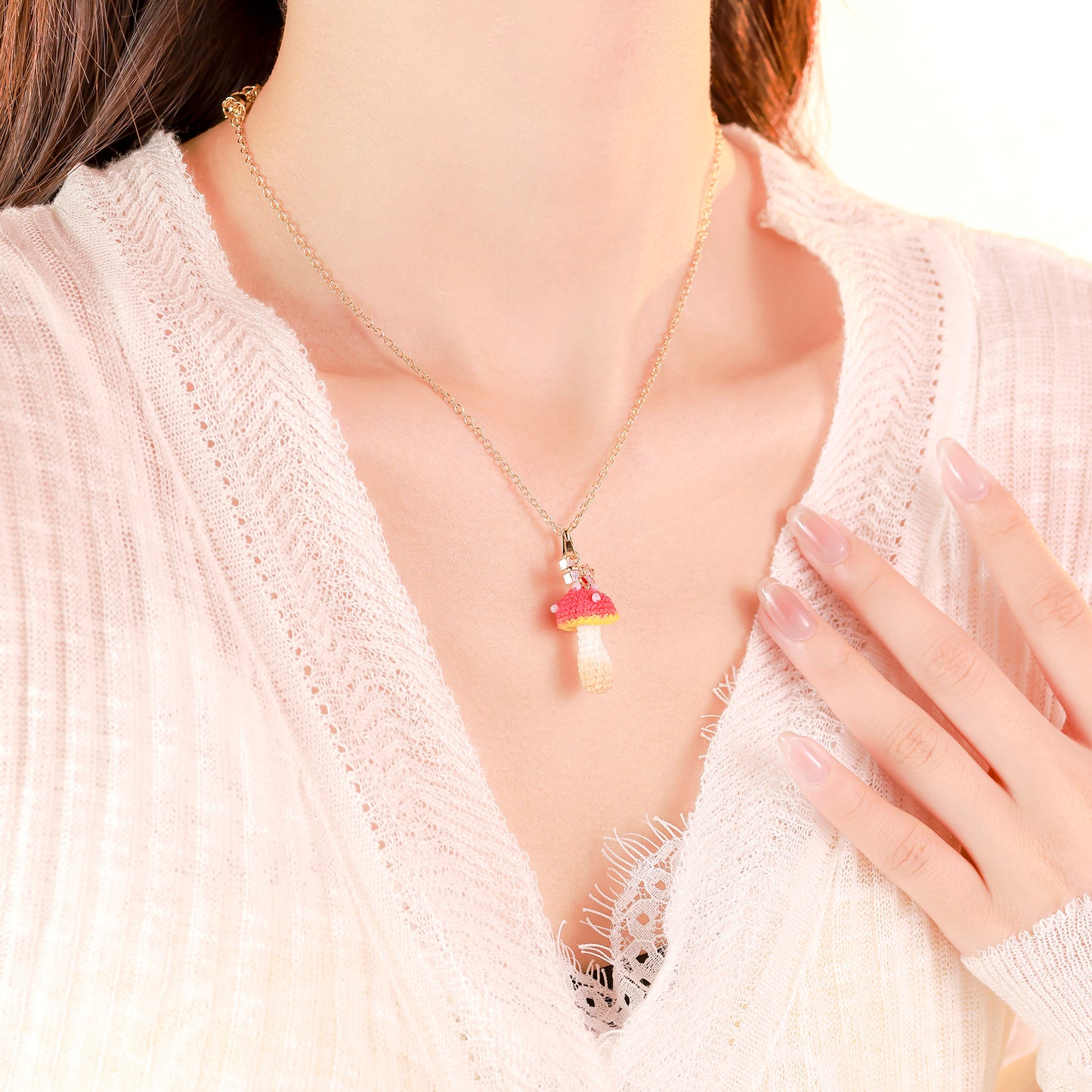 Mushroom Necklace