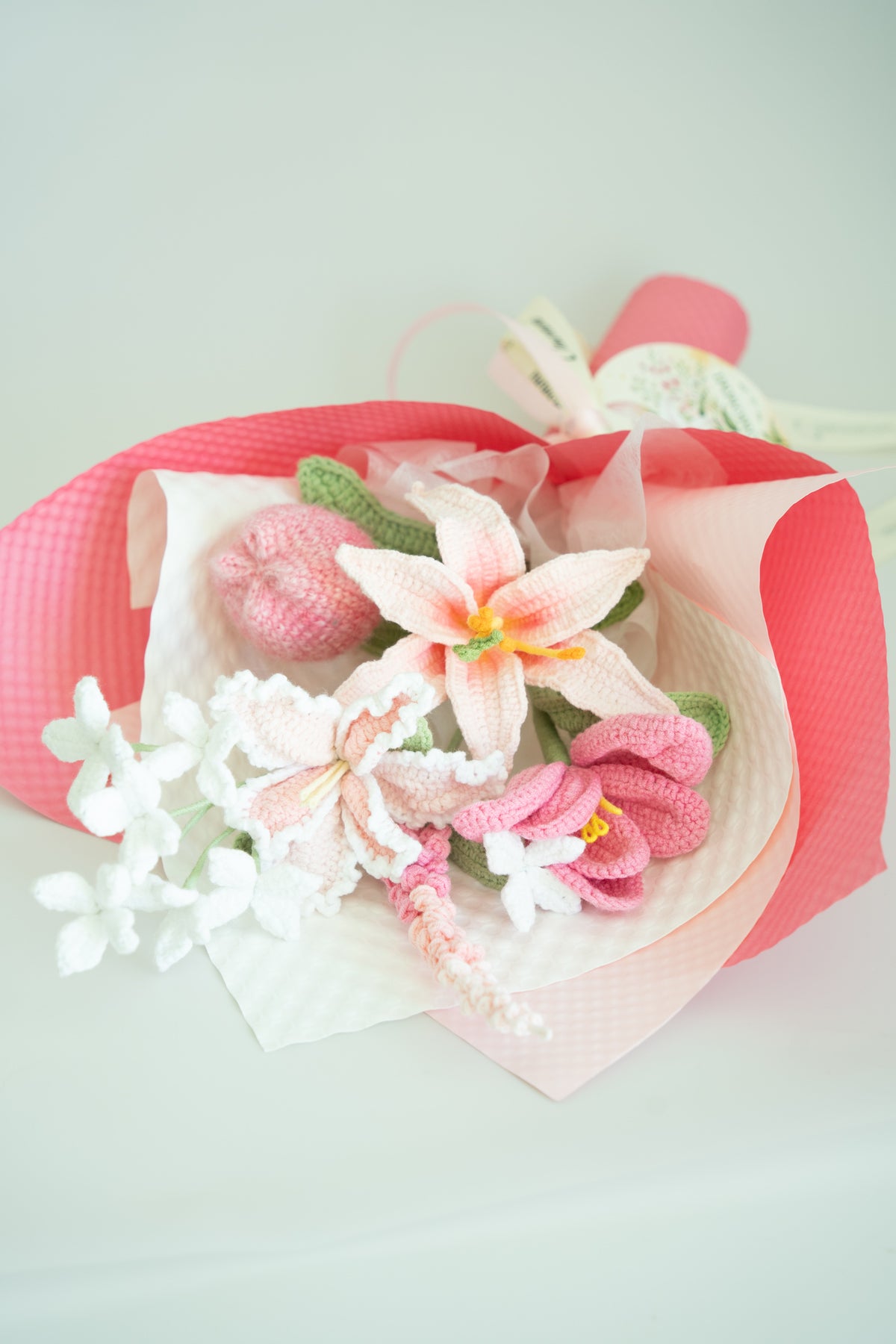 Pink Daydream | Lily & Tulip Crochet Bouquet