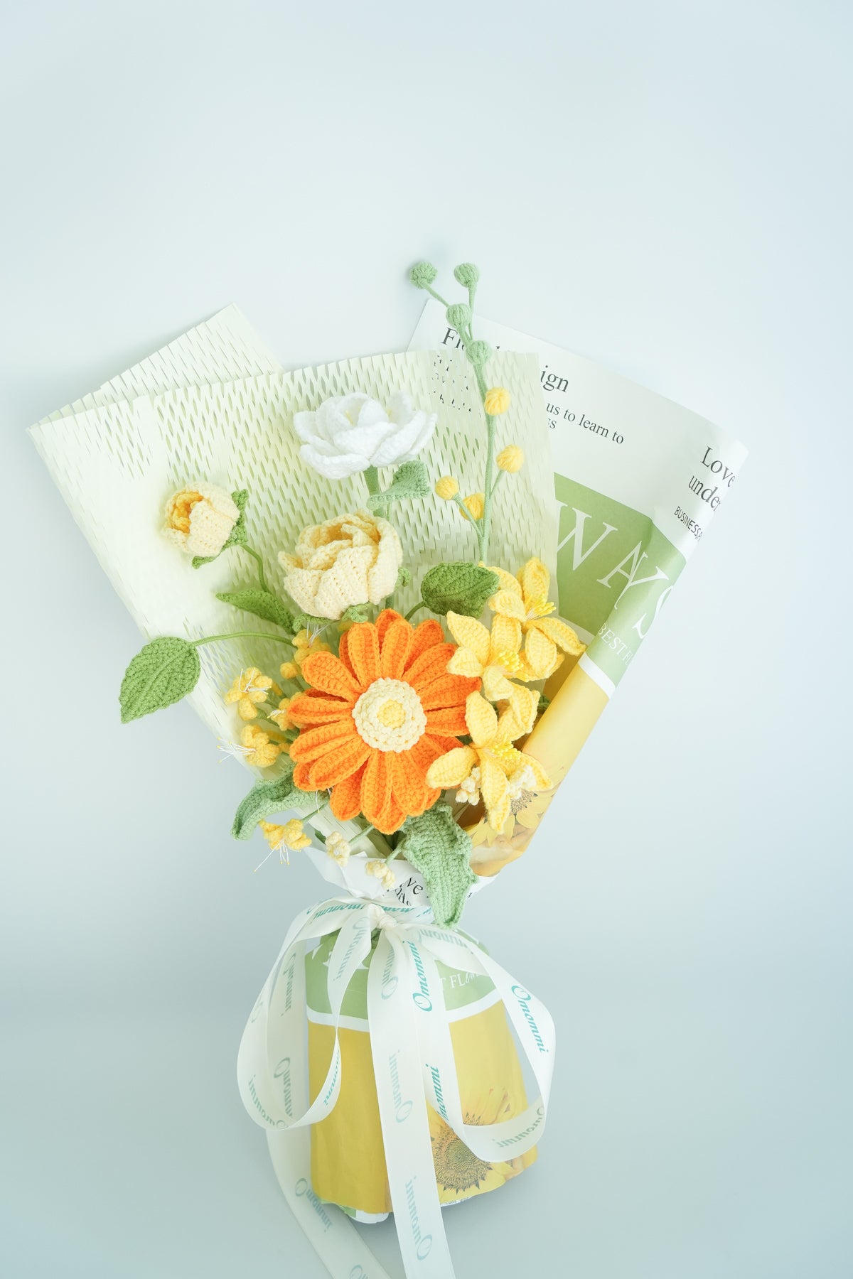 Soft Crochet Gerbera Bouquet – Bright & Everlasting Comfort