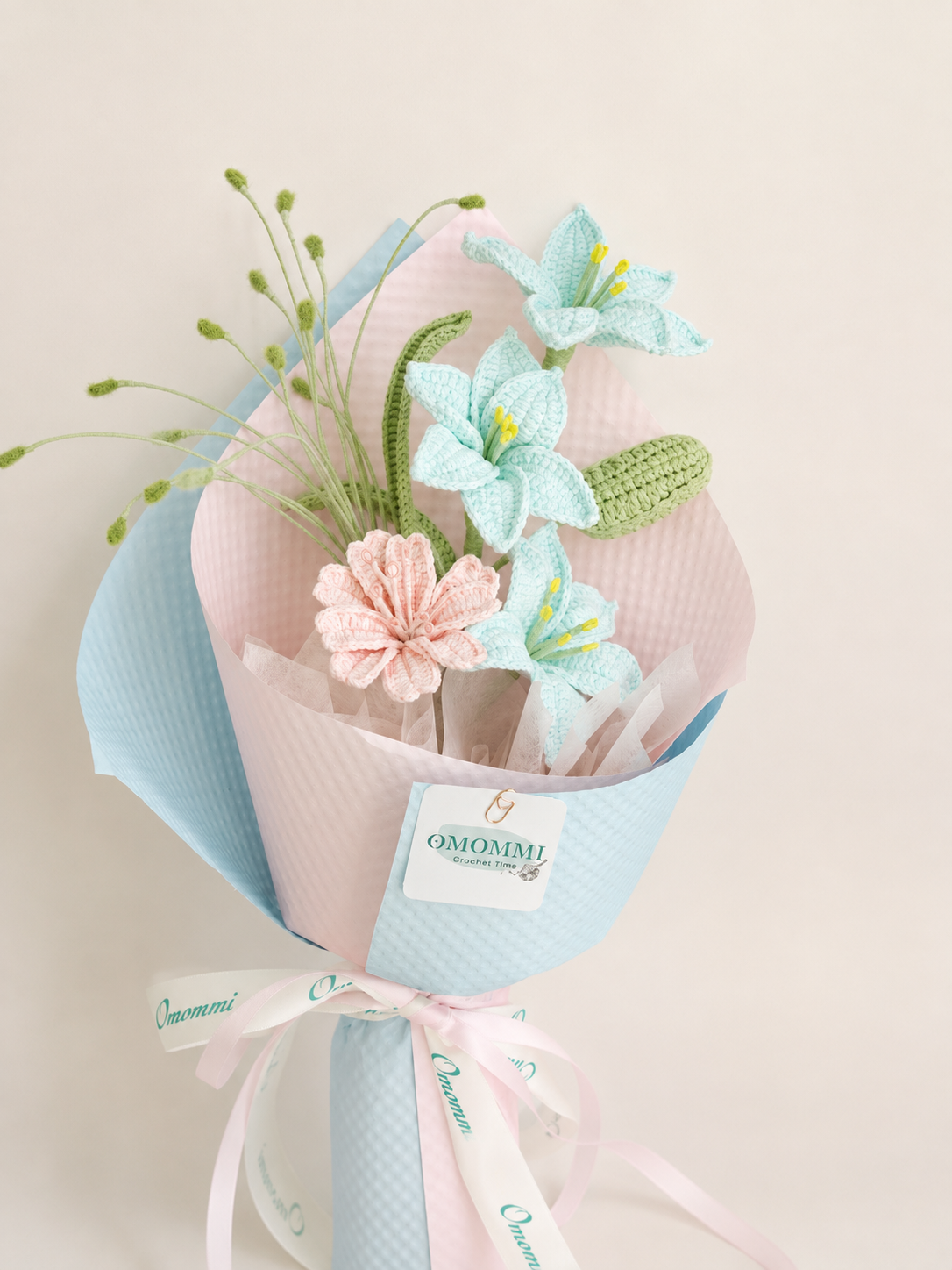 Soft Morning Crochet Bouquet