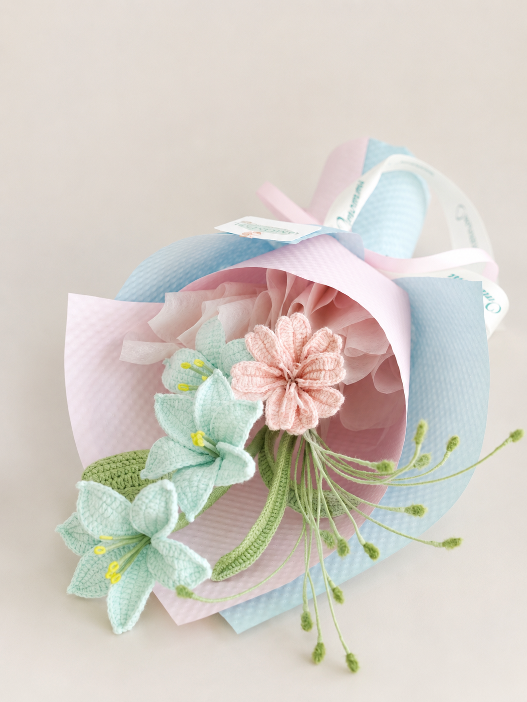 Soft Morning Crochet Bouquet