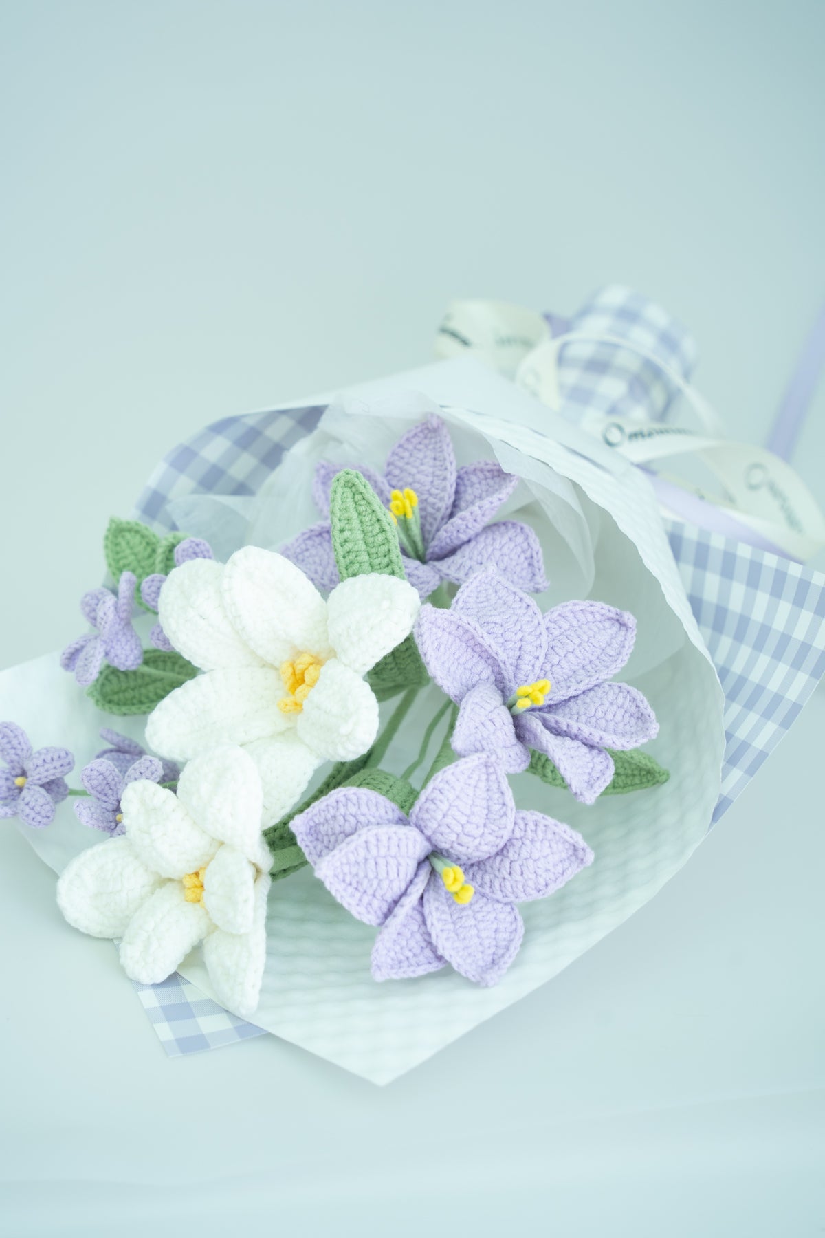 Lilac Morning | Lily & Orange Jasmine Crochet Bouquet