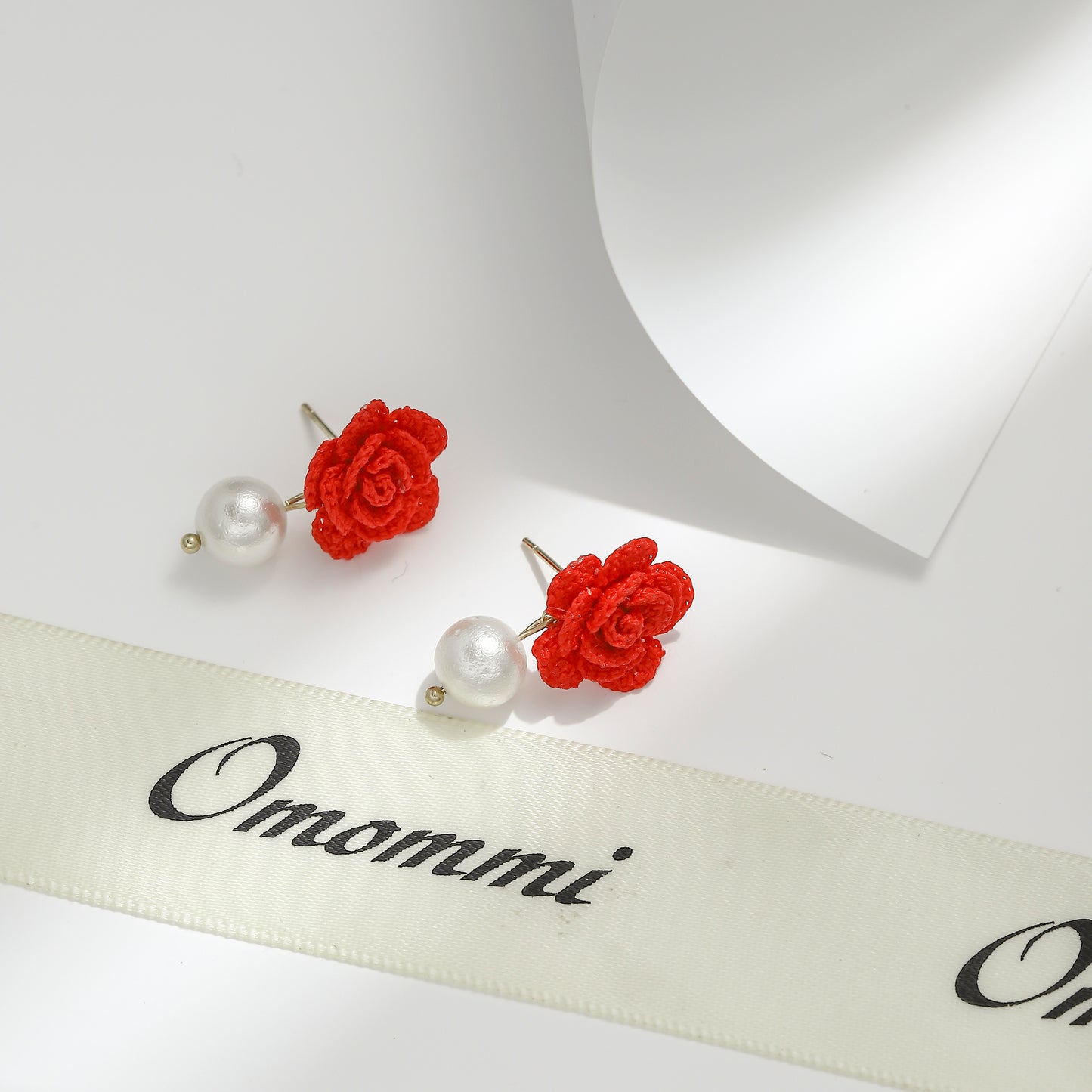 Shell Pearl Rose Earring