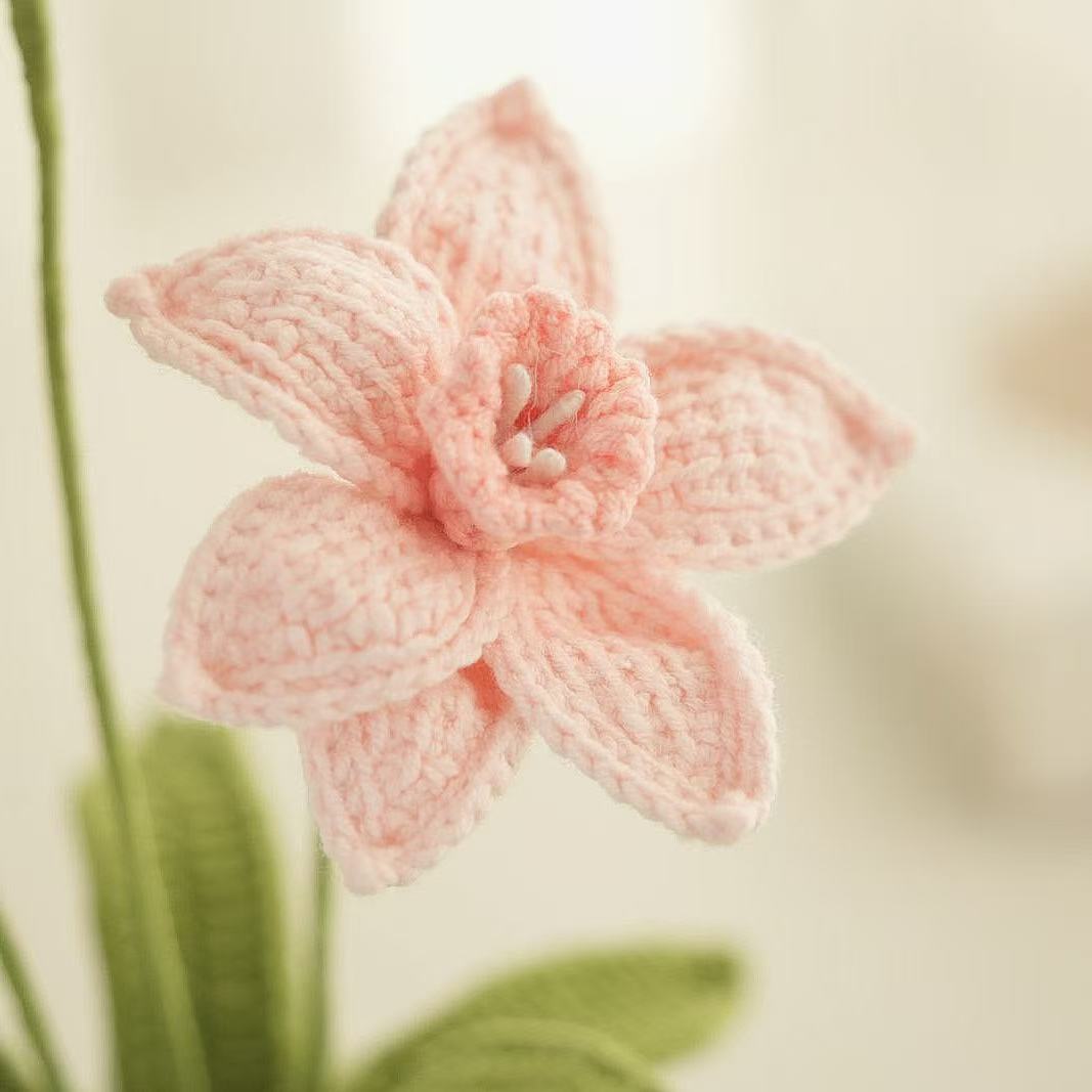 Handmade Crochet Potted Daffodils – Exclusive Design with Gift Box