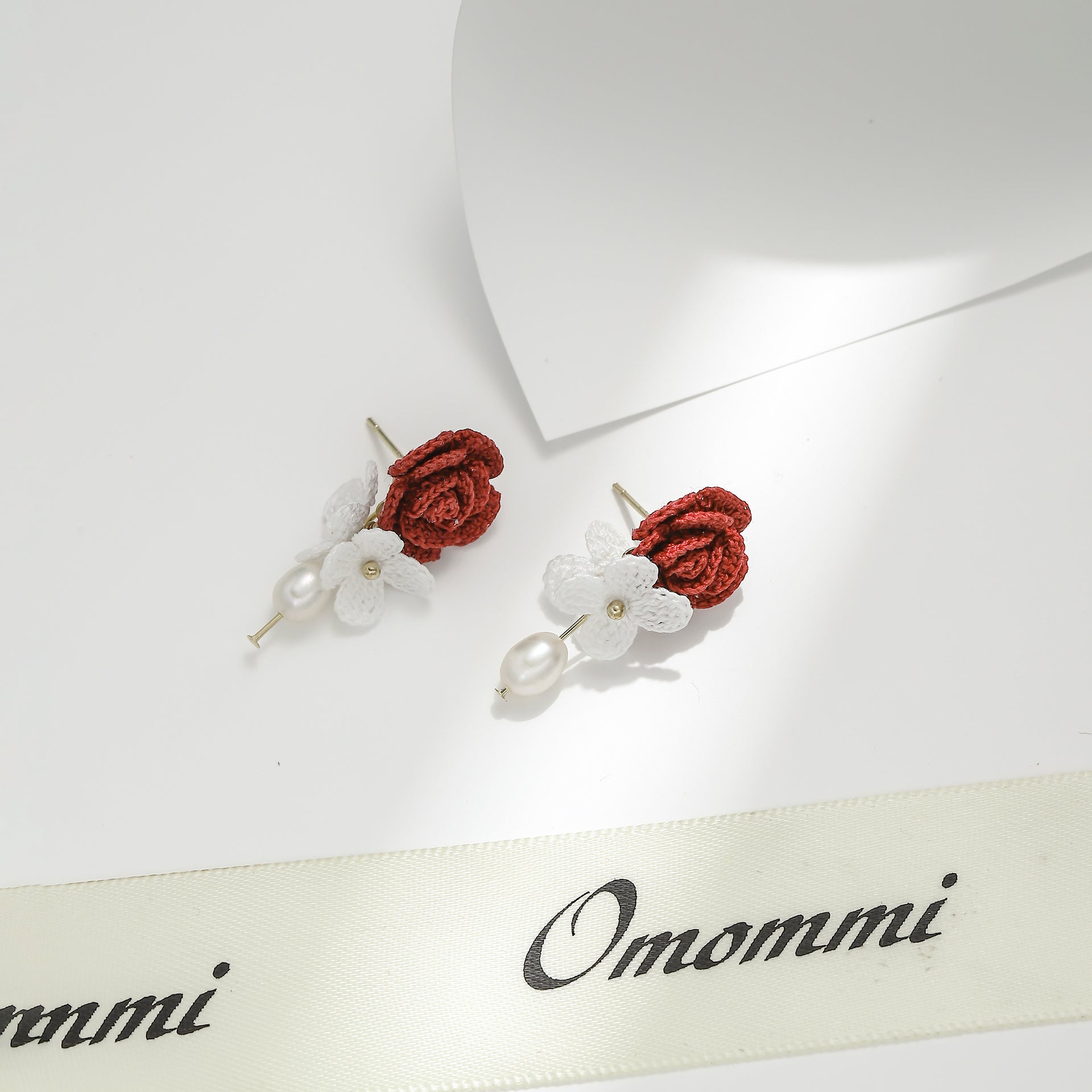 Pearl Rose Earring